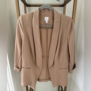 LC Lauren Conrad Classic Beige Blazer